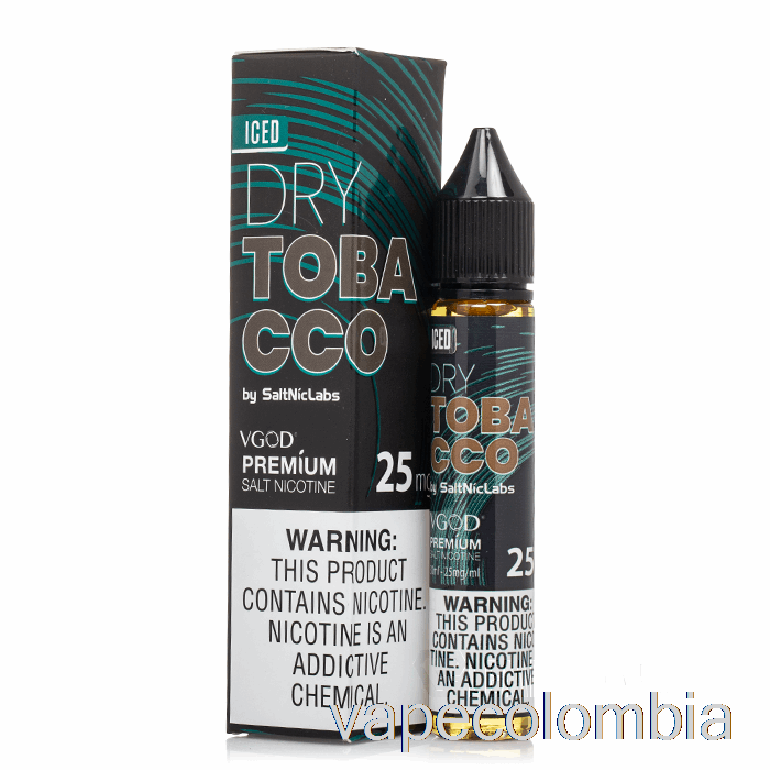 Vape Recargable Tabaco Seco Helado - Vgod Saltnic - 30ml 25mg